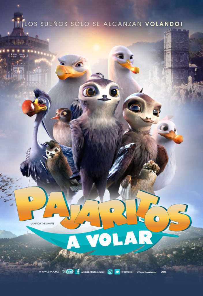 Pajaritos a volar poster