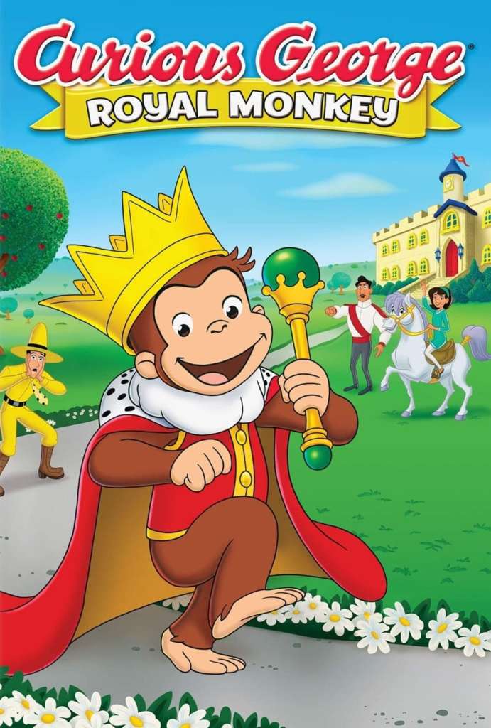 curious george royal monkey 56767 poster